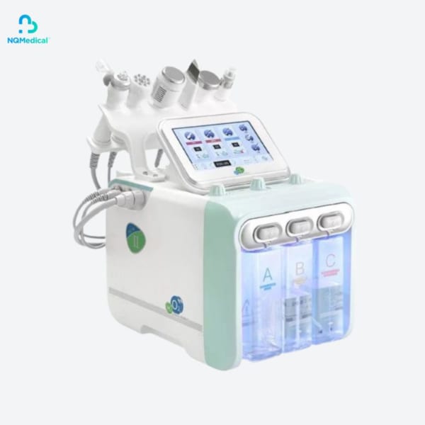 Máy chăm sóc da 6in1 H2O2 có kiểu dáng và màu sắc hiện đại