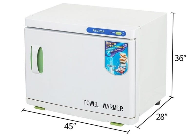 Kích thước tủ hấp khăn tiệt trùng 1 tầng RTD-23A