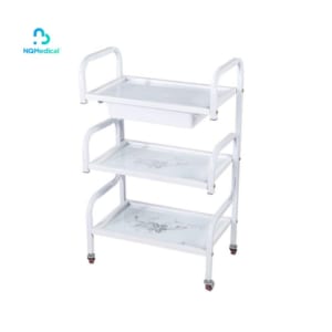 Xe đẩy dụng cụ spa mặt kính