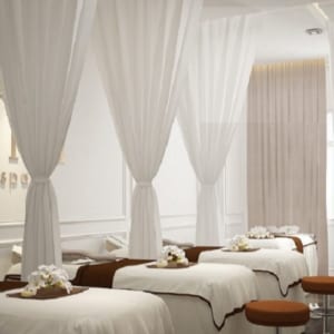 Rèm ngăn giường spa - 1