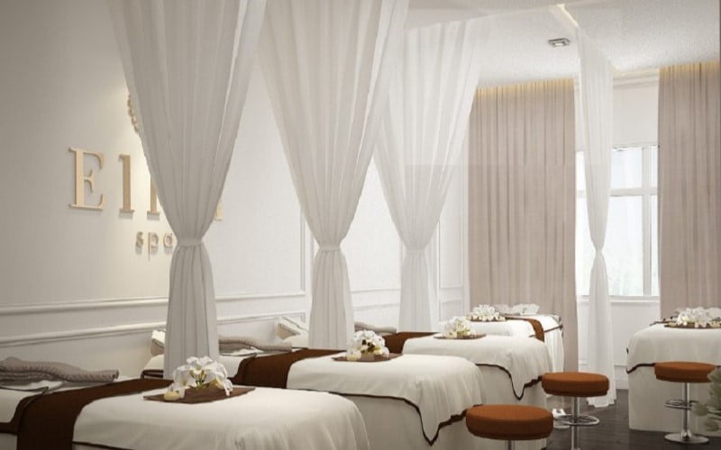 Rèm ngăn giường spa - 1